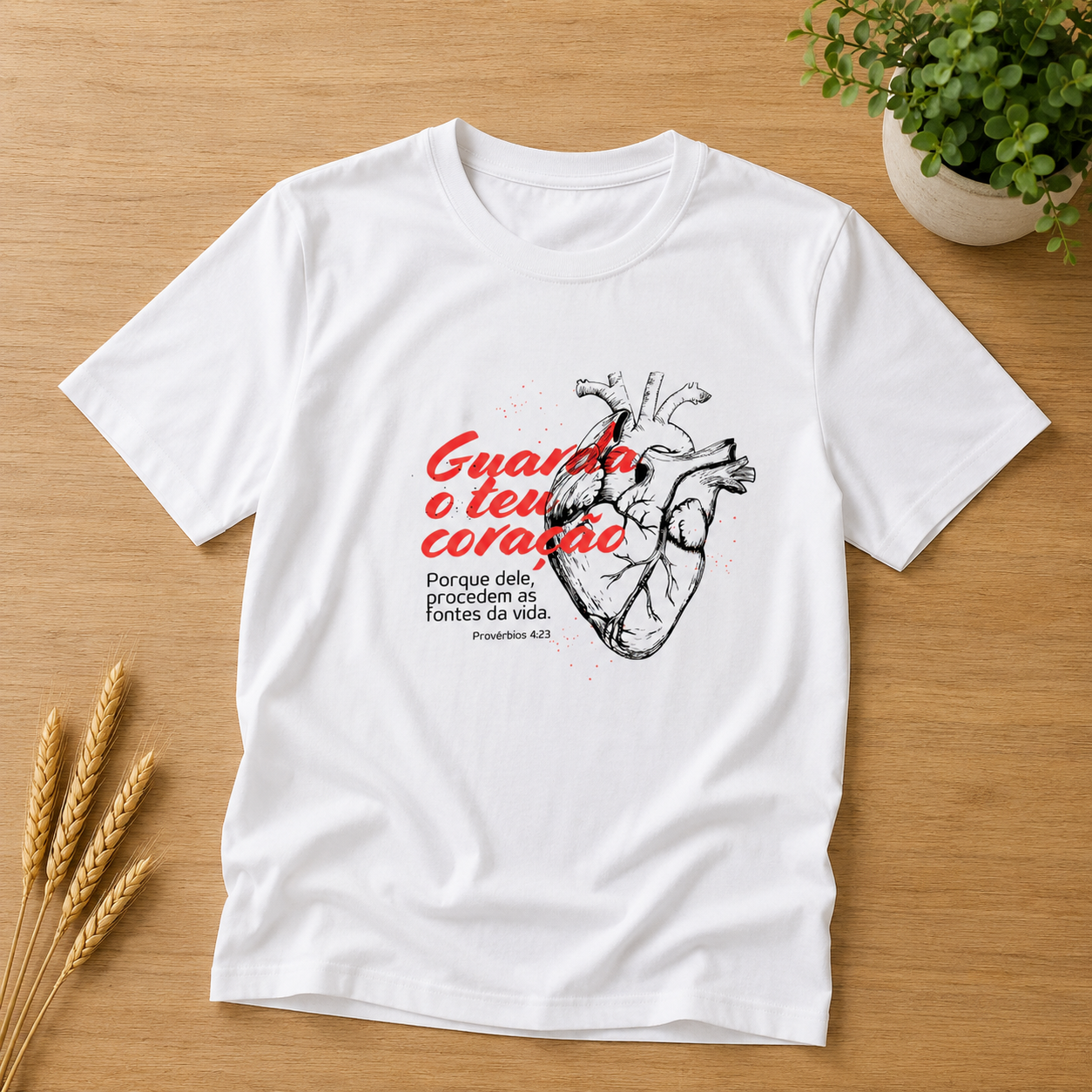 Camiseta Guarde teu coração