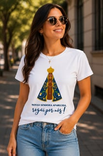 Nome do produto Camiseta Nossa Senhora Aparecida