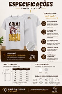 Nome do produto Camiseta Coração Puro