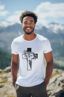 Nome do produto Camiseta Cristo Na Cruz