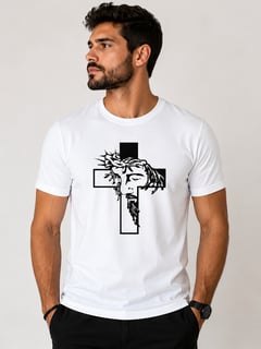 Nome do produto Camiseta Cristo Na Cruz