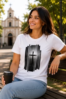 Nome do produto Camiseta Cruz Sagrada