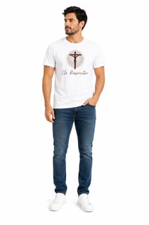Nome do produto Camiseta Ele Ressuscitou 
