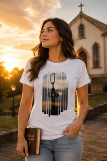 Nome do produto Camiseta A Cruz Sagrada