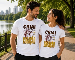 Nome do produto Camiseta Coração Puro