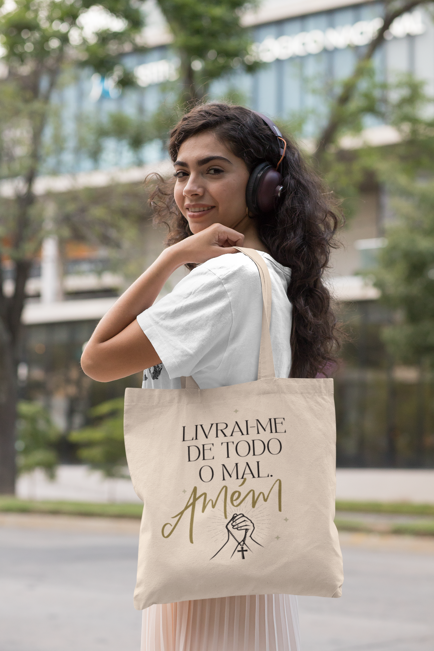 Bolsa Ecobag Livrai-me Do Mal