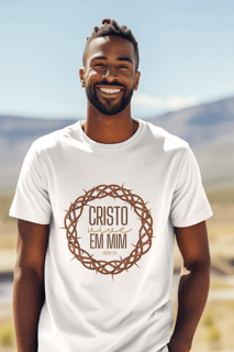Nome do produto Camiseta Cristo Vive Em Min