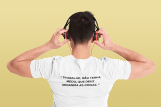 Nome do produto Camiseta Não Tenha Medo