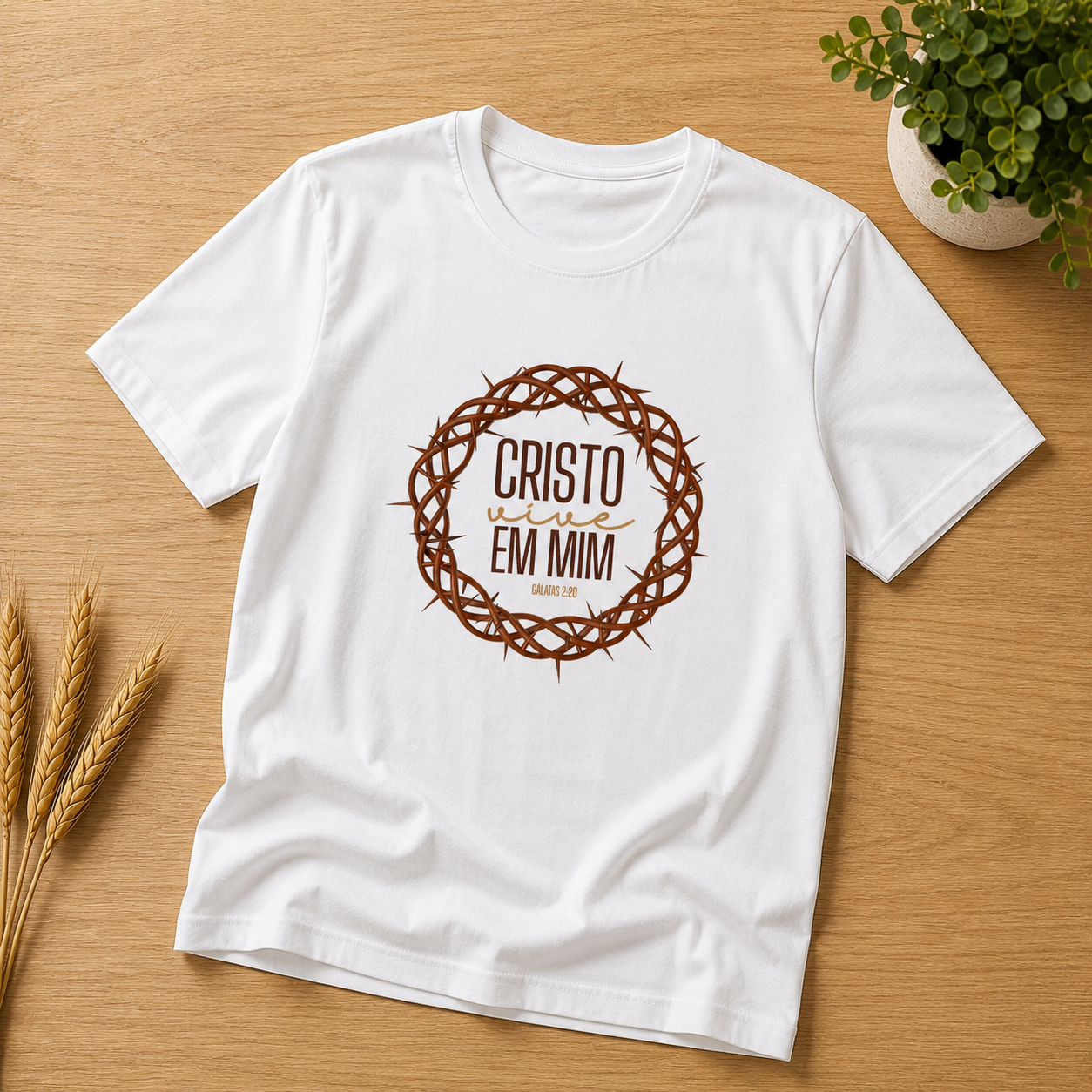 Camiseta Cristo Vive Em Min