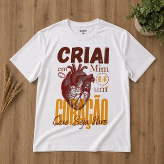 Camiseta Coração Puro
