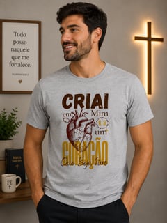 Nome do produto Camiseta Coração Puro