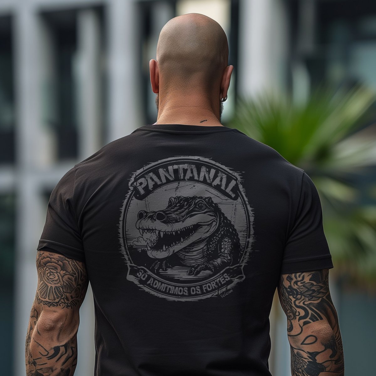 Nome do produto: PANTANAL (COSTAS) - Só admitimos os fortes! Camiseta Prime!