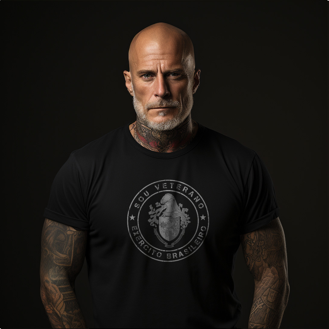 Nome do produto: Camiseta - Sou Veterano