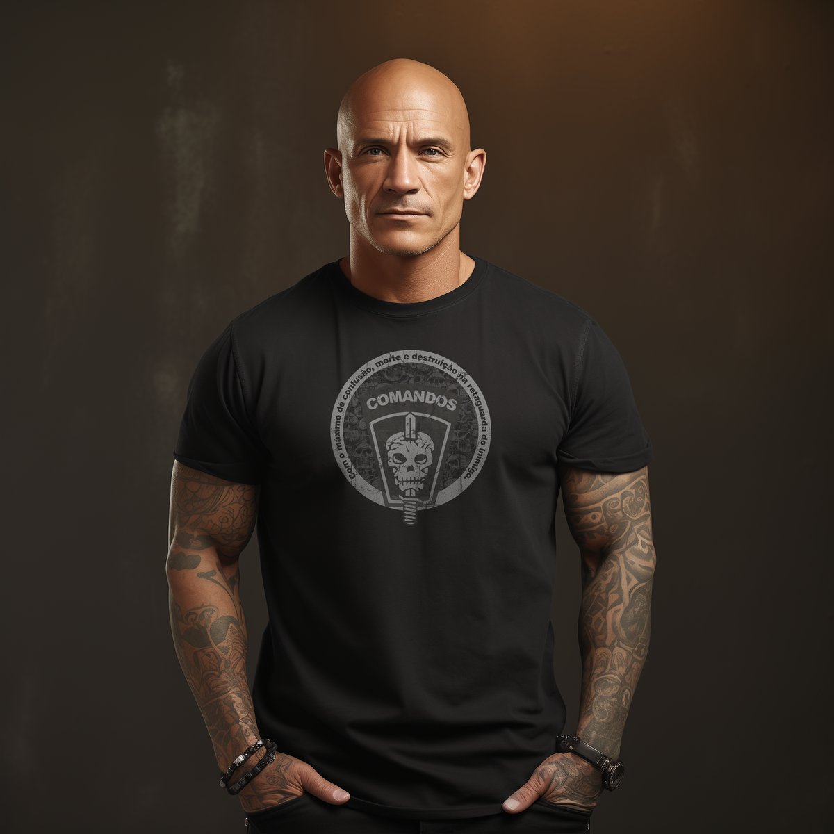 Nome do produto: Camiseta Comandos - Linha Prime