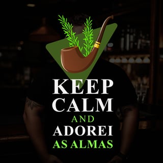 Nome do produto Camiseta Plus Size Unissex Keep Calm and Adorei as Almas