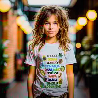 Nome do produto Camiseta Infantil - Orisás 10 a 14 anos