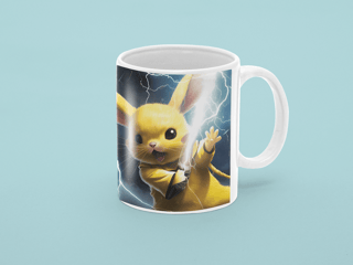 Nome do produto Pikachu Mestre Jedi (Inspirado em Pokémon e Star Wars)