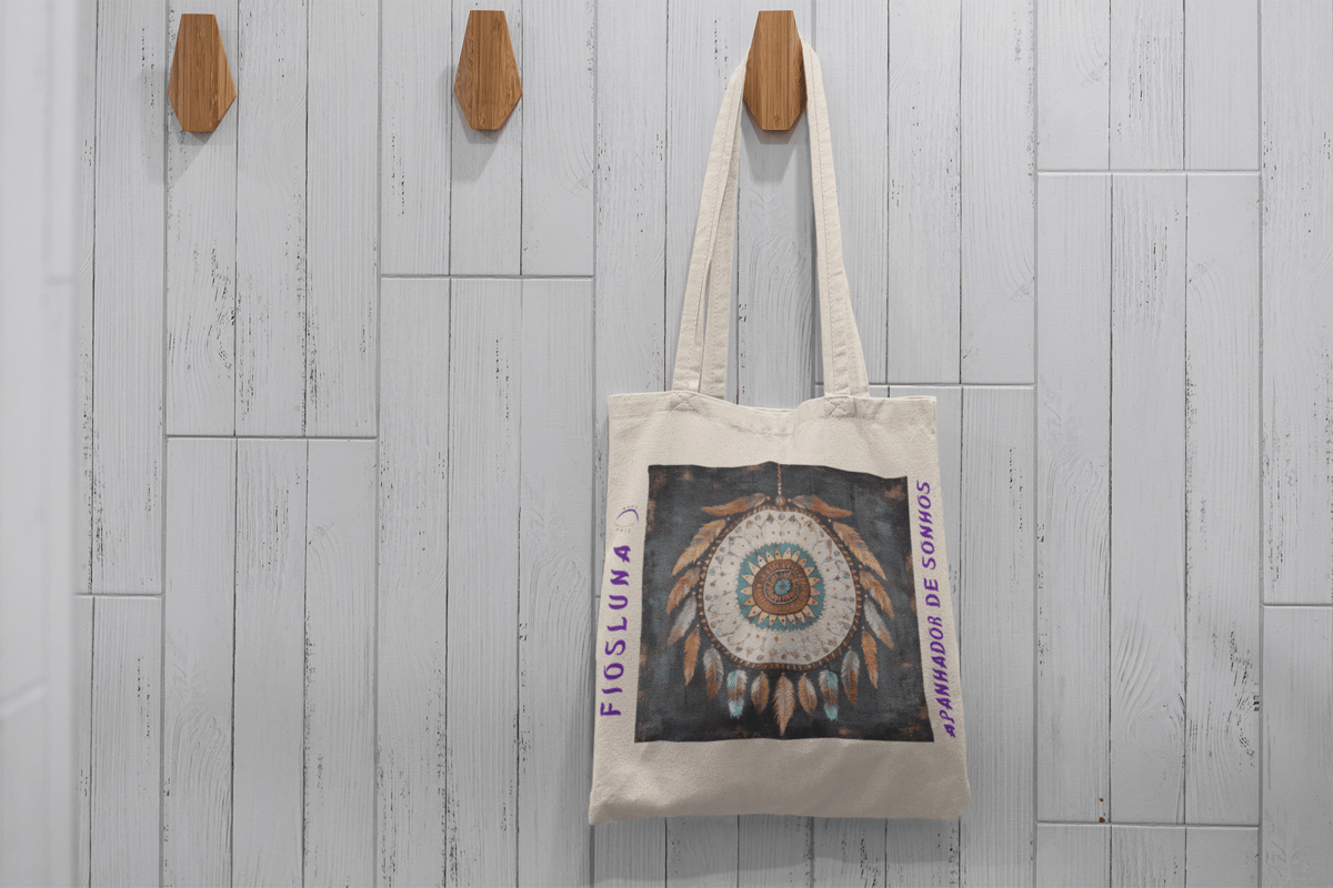 Nome do produto: Ecobag Mandala Apanhador de Sonhos 3