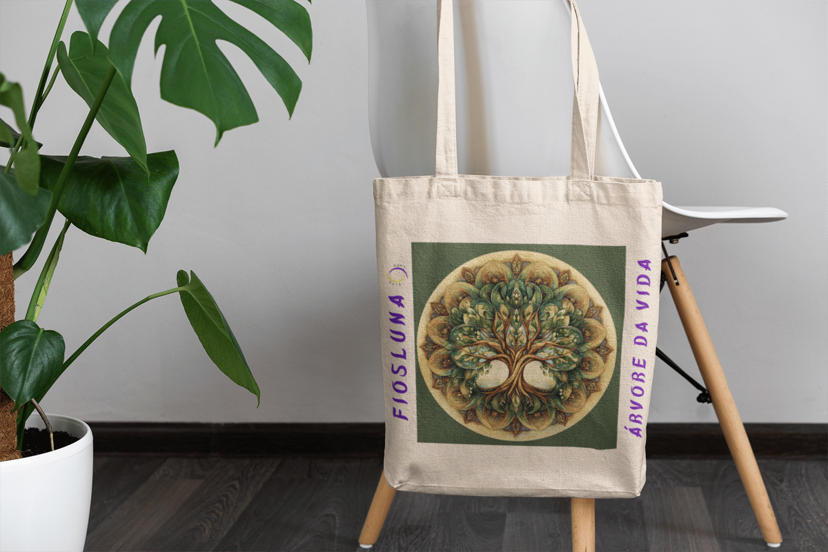 Nome do produto: Ecobag Mandala Árvore da Vida 3