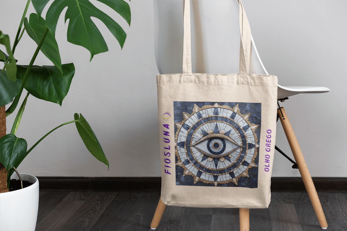 Nome do produto: Ecobag Mandala Olho Grego 1