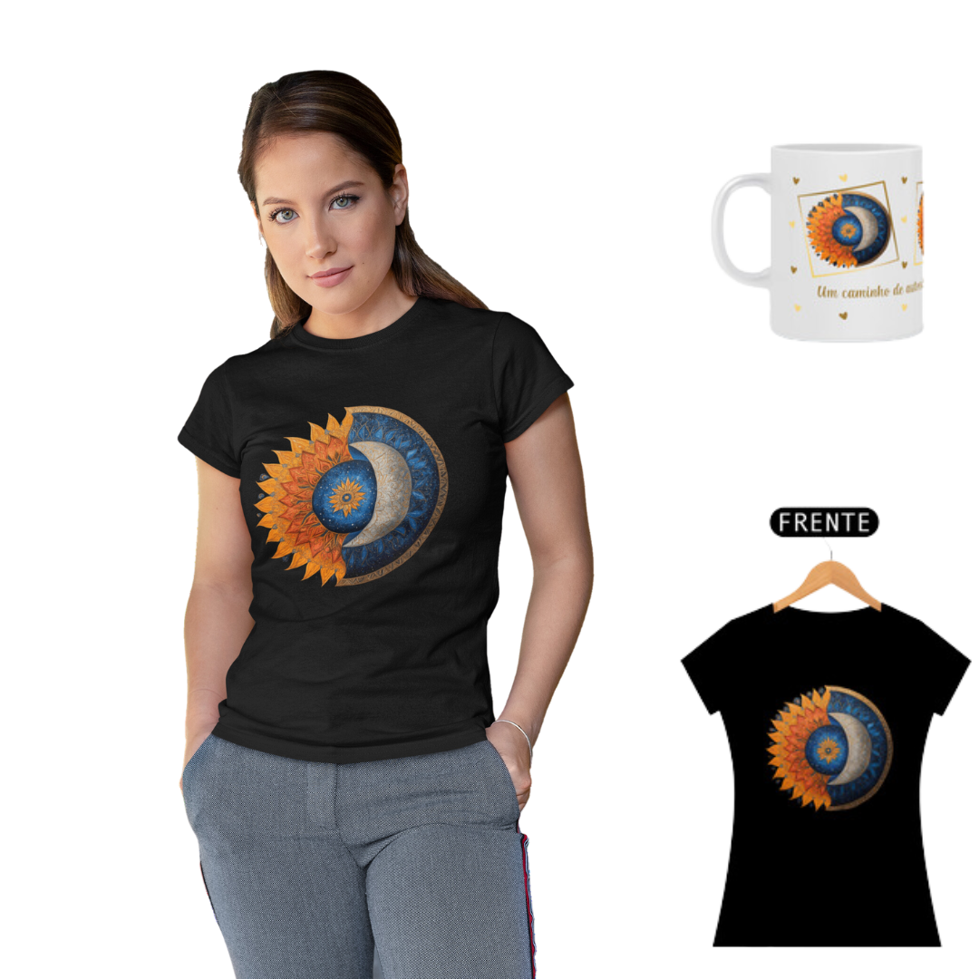 Nome do produto: Camiseta Feminina Algodão Pima SoLuna