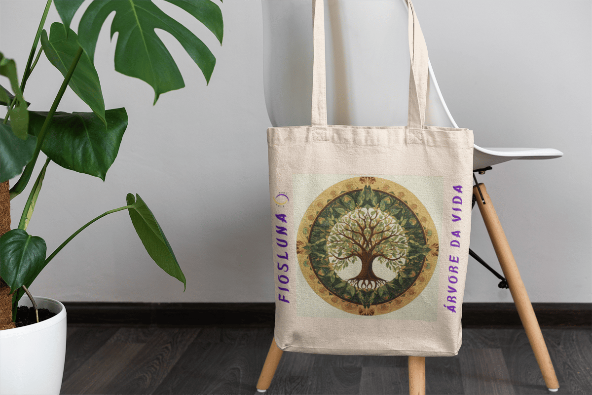 Nome do produto: Ecobag Mandala Árvore da Vida 1