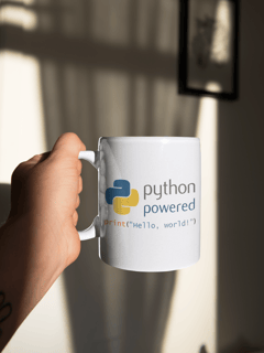 Nome do produto Caneca Python Powered Hello World