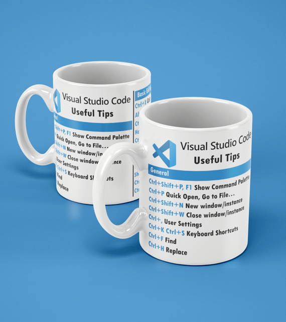 Caneca Visual Studio Code Useful Tips
