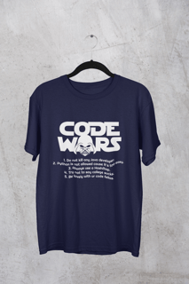 Camiseta Code Wars Star Wars Paródia