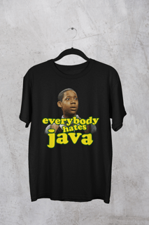Nome do produto Camiseta Everybody Hates Java