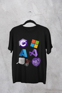 Camiseta Microsoft C# .NET Core SQL Server Azure 
