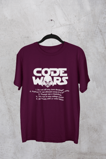 Nome do produto Camiseta Code Wars Star Wars Paródia
