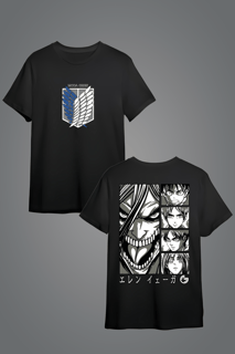 Nome do produto T-shirt Eren - Attack on Titan
