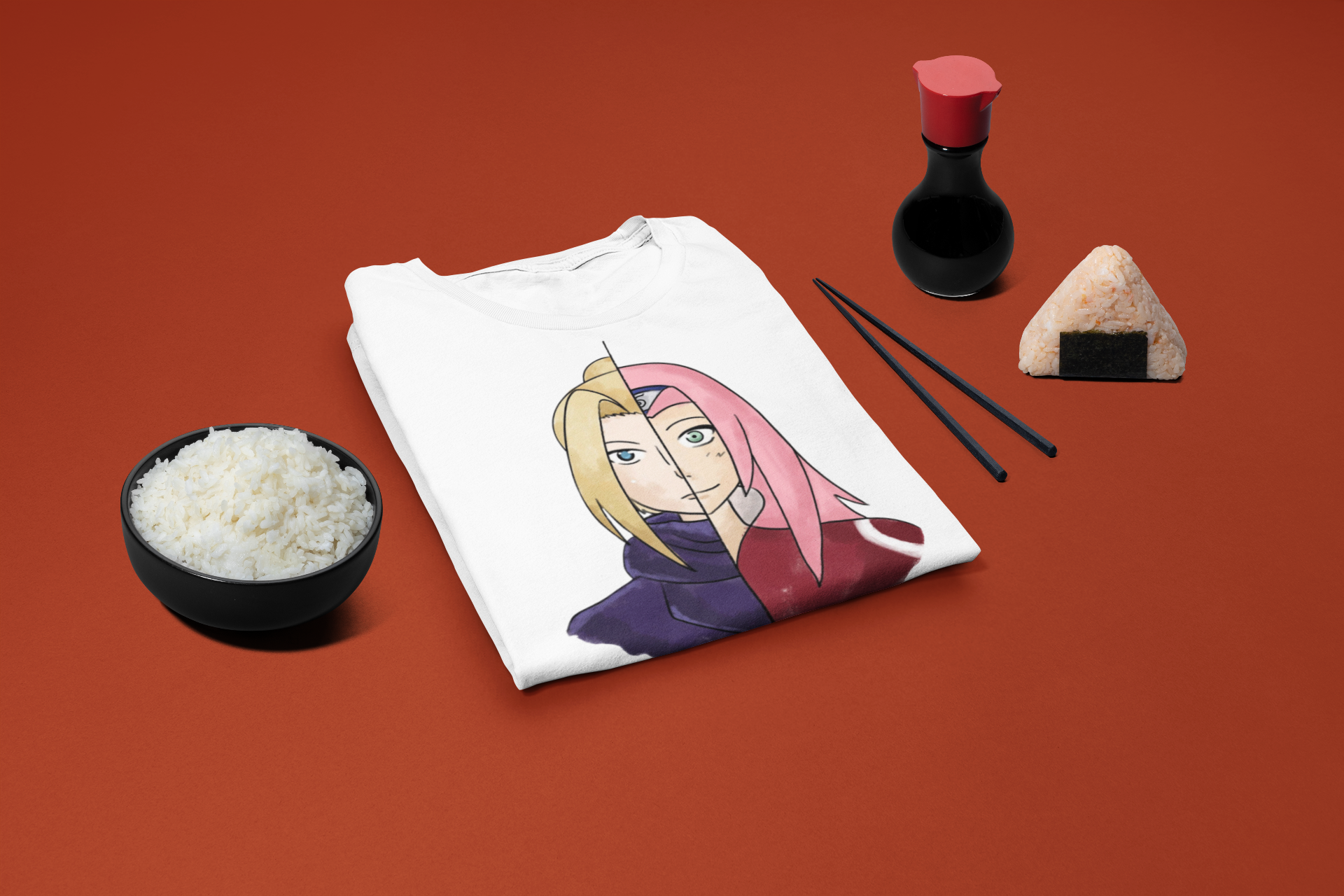 Camiseta SAKURA E INO Anime