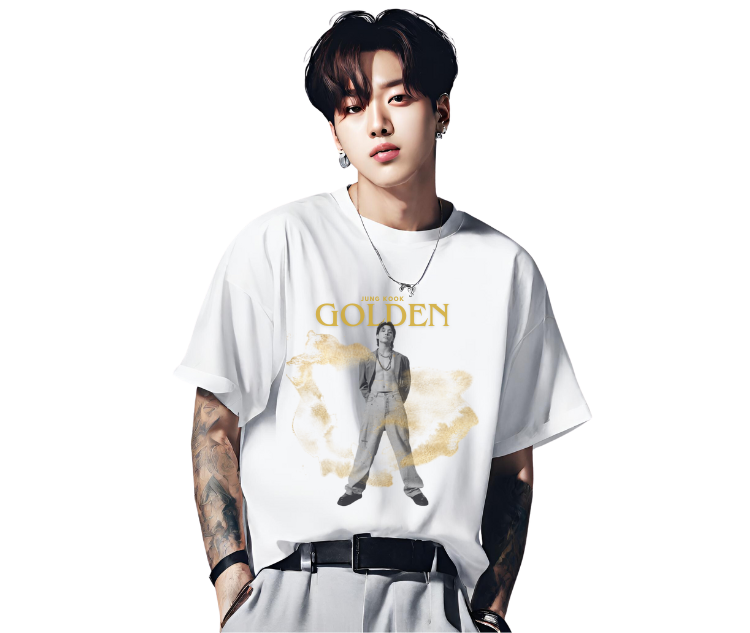 CAMISETA Classic JUNGKOOK GOLDEN