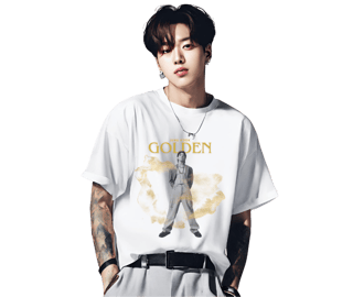 CAMISETA Classic JUNGKOOK GOLDEN