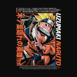 Nome do produto CAMISA NARUTO UZUMAKI