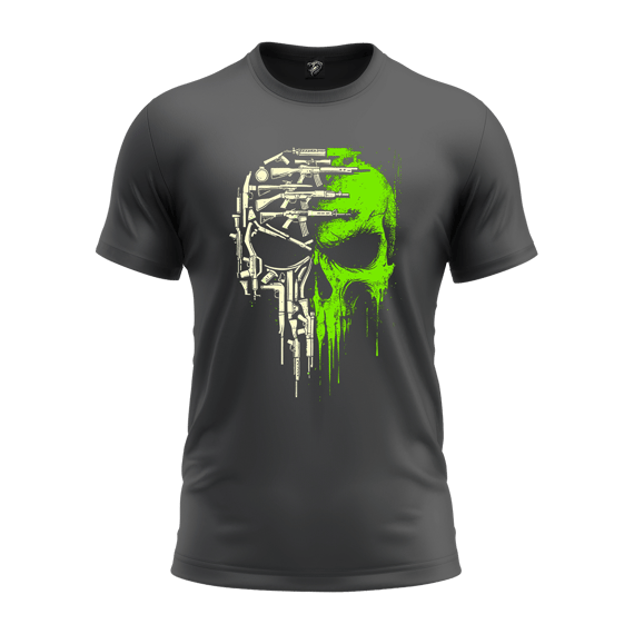 Camiseta Militar Punisher Guns o Justiceiro Mamba