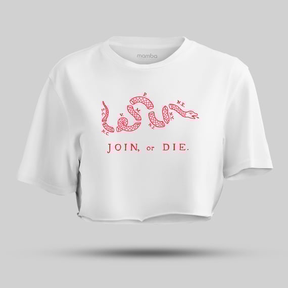 Cropped Militar Join Or Die Mamba