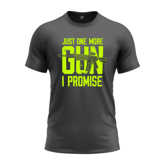 Camiseta Militar Just One More Gun I Promise