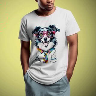 Camiseta estampa Border Colie - Coleção Dog Lovers