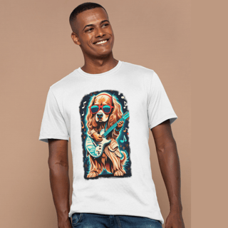 Camiseta estampa Cocker - Coleção Dog Lovers