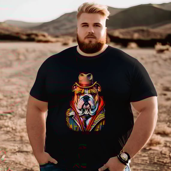 Camiseta Bulldog Plus - Coleção Dog Lovers