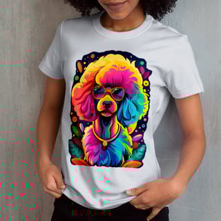Baby long estampa Poodle - Coleção Dog Lovers