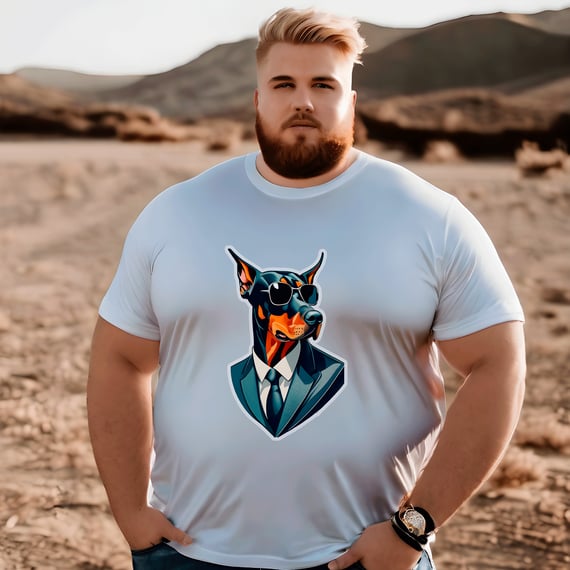 Camiseta Doberman Plus - Coleção Dog Lovers
