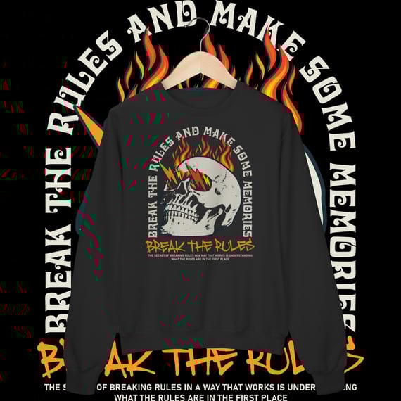 QUEBRE AS REGRAS - MOLETOM FECHADO [FRENTE]