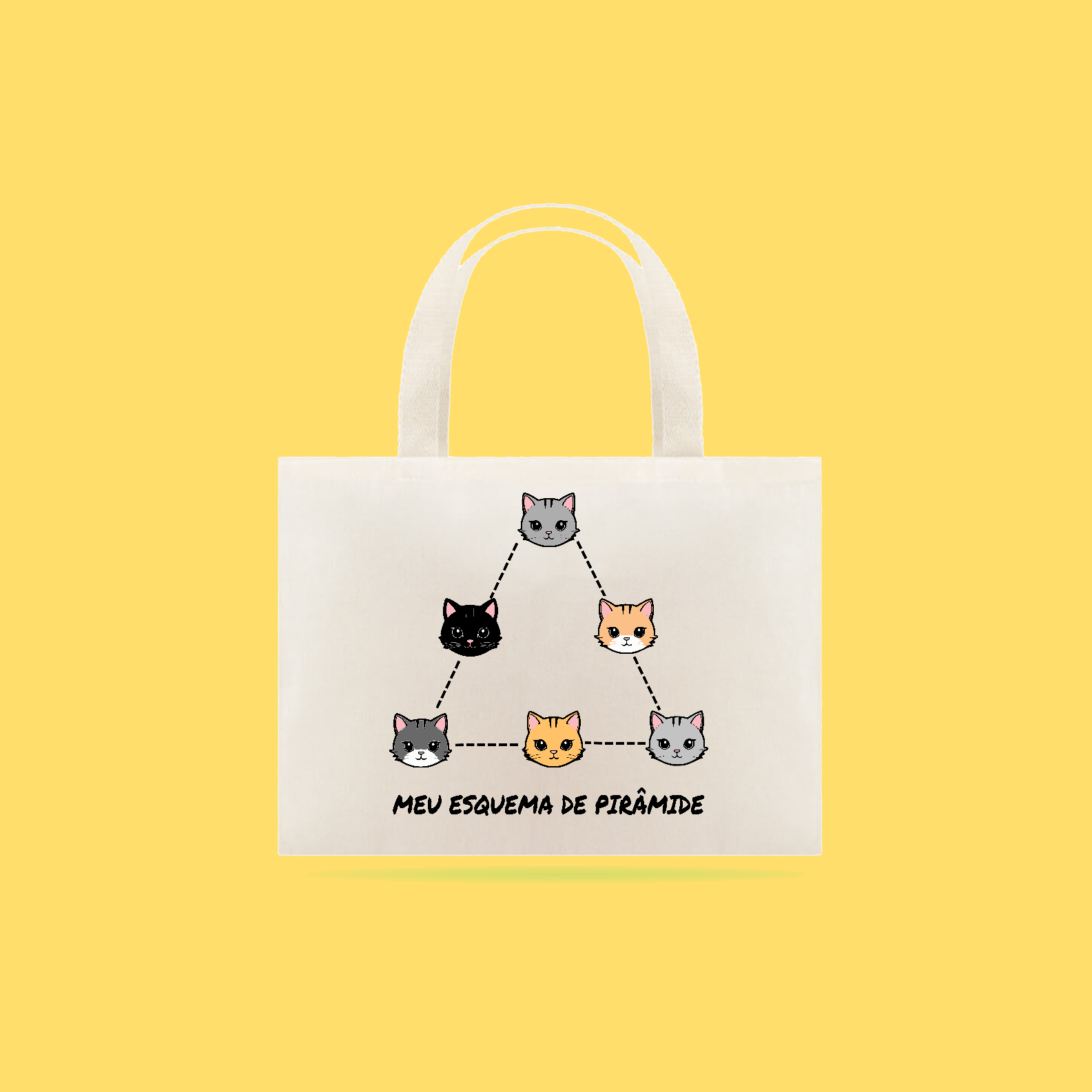 ECOBAG PIRÂMIDE FELINA