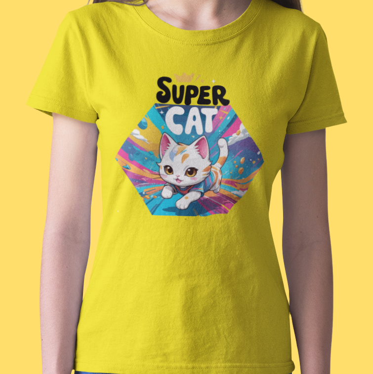 CAMISETA INFANTIL SUPER CAT