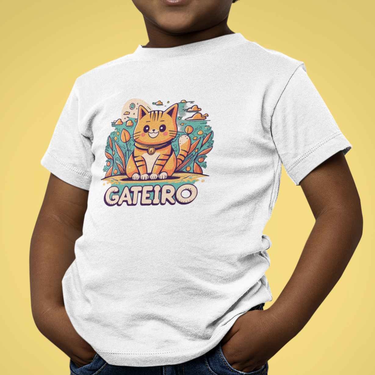 CAMISETA INFANTIL GATEIRO