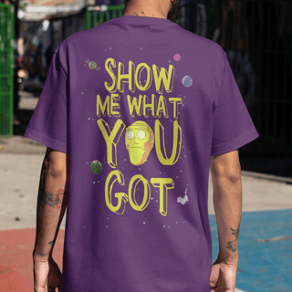 Nome do produto CAMISETA MOSTREM O QUE TEM - RICK AND MORTY